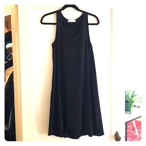 Black silk Everlane tent dress ‘15